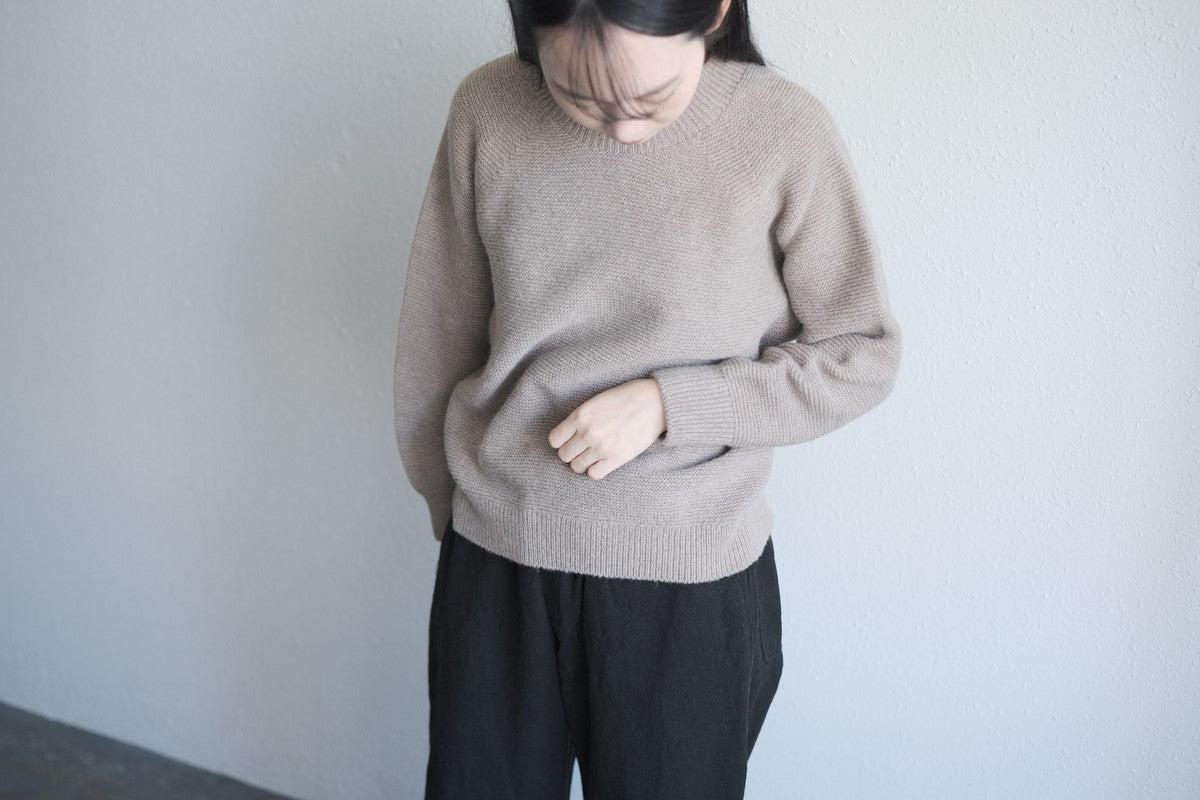 MITTAN / アルパカウールセーター 生成 KN-32 / unisex