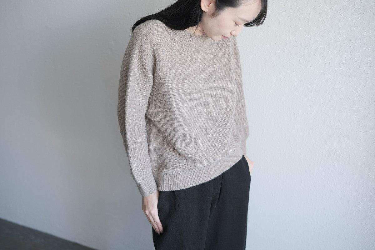 MITTAN / アルパカウールセーター 生成 KN-32 / unisex