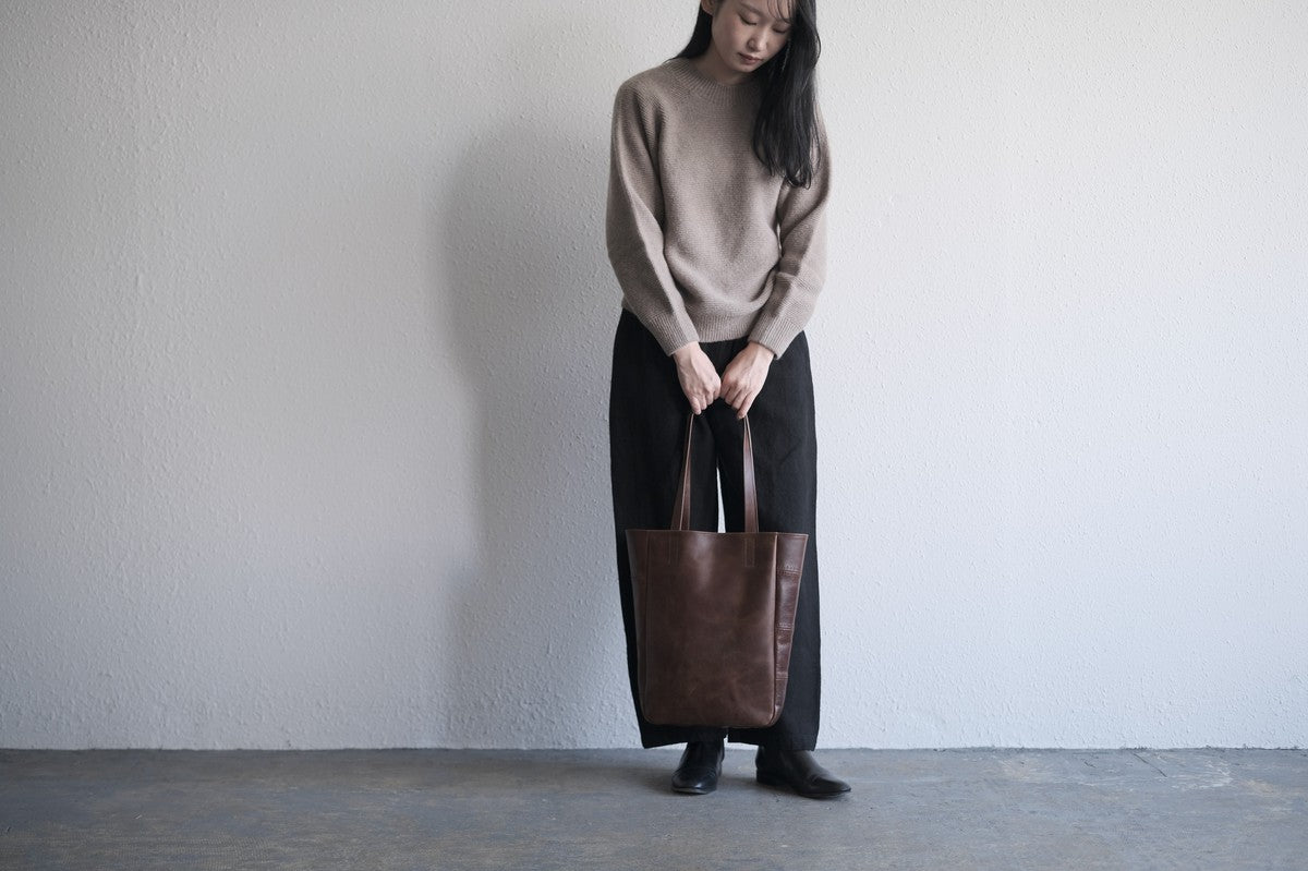 MITTAN / 駱駝革トートバッグ 濃茶 BA-24 – PINT_MN