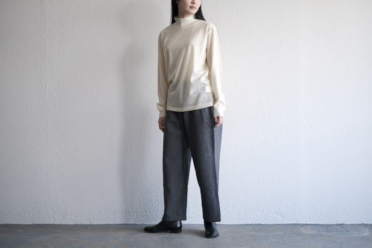 HANDROOM ウォッシャブルウールハイネック beige|unisex|3size