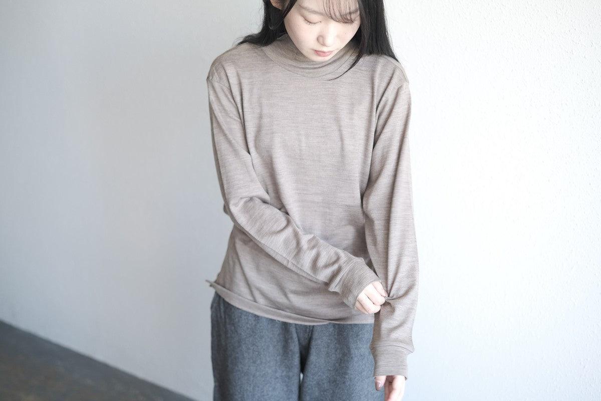 HANDROOM ウォッシャブルウールハイネック beige｜unisex｜3size