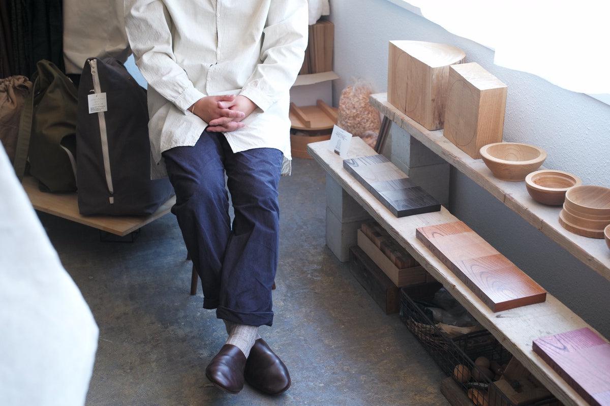 バフクロス ワイドパンツ ベージュ｜unisex 3 size