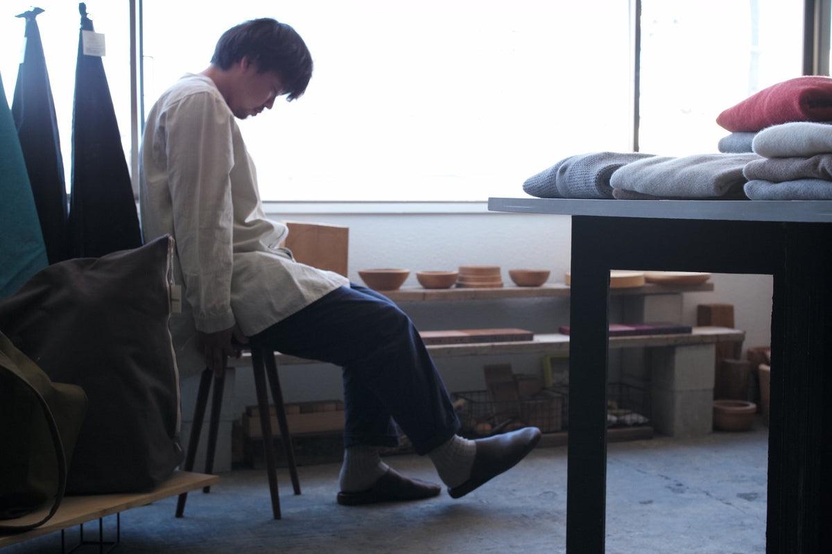 バフクロス ワイドパンツ ベージュ｜unisex 3 size