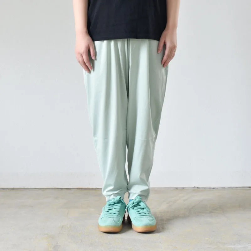 yohaku ドバイパンツ｜サラサラなめらか天竺素材 ブルー｜unisex freesize