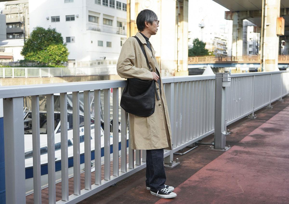 木間服装製作 coat コットンナイロン light beige｜unisex freesize