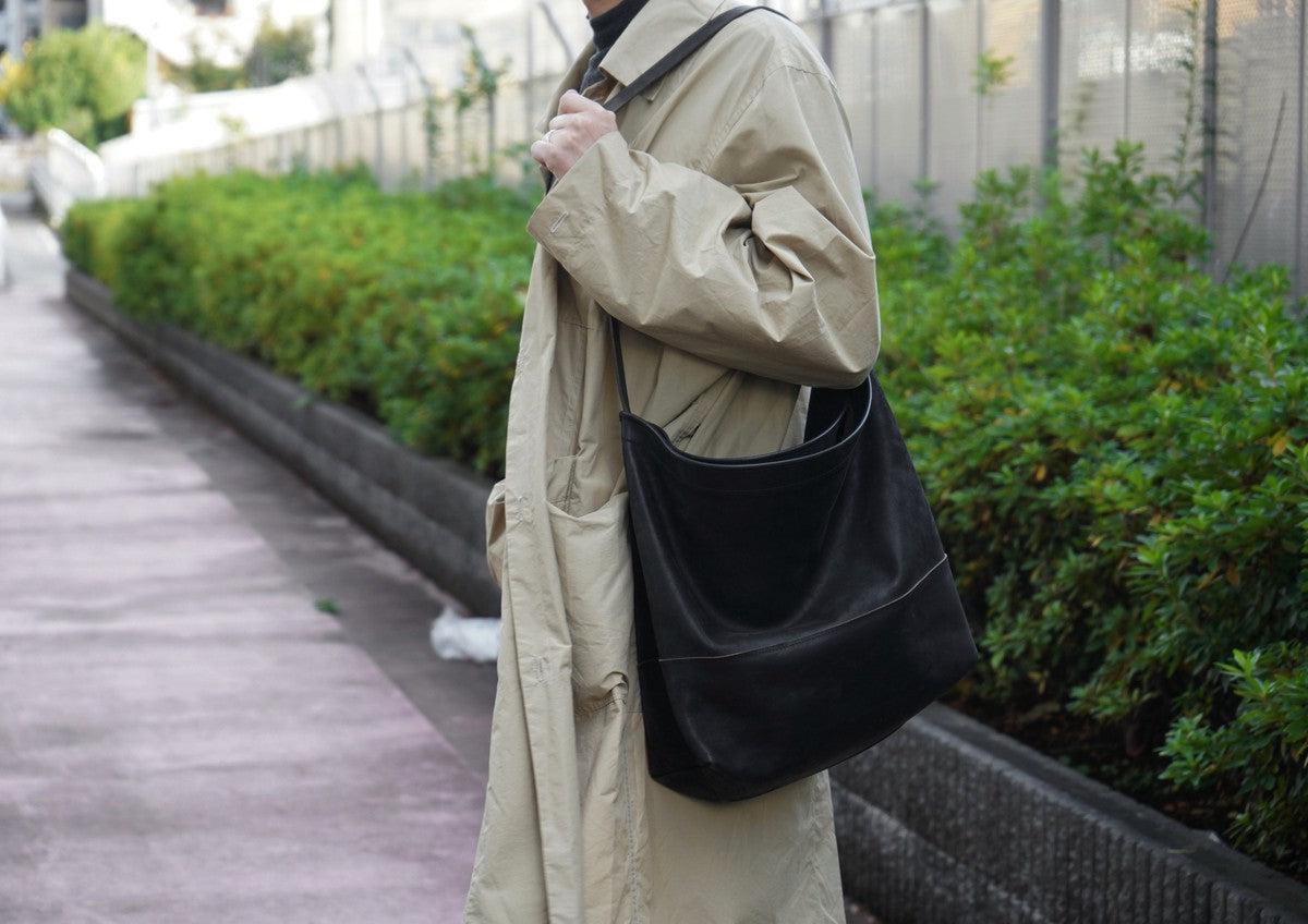 木間服装製作 coat コットンナイロン light beige｜unisex freesize