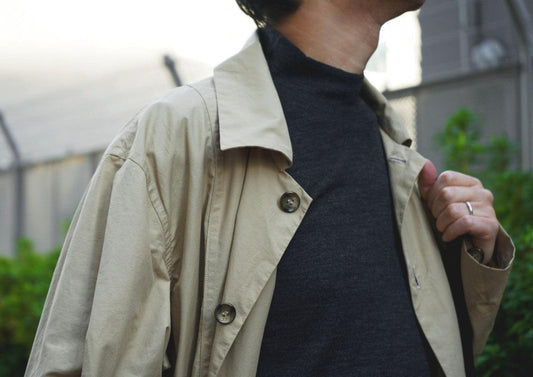 HANDROOM ウォッシャブルウールハイネック beige|unisex|3size