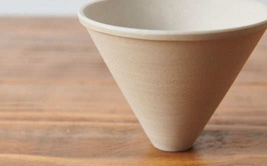 コーヒードリッパー 白練 焼締め