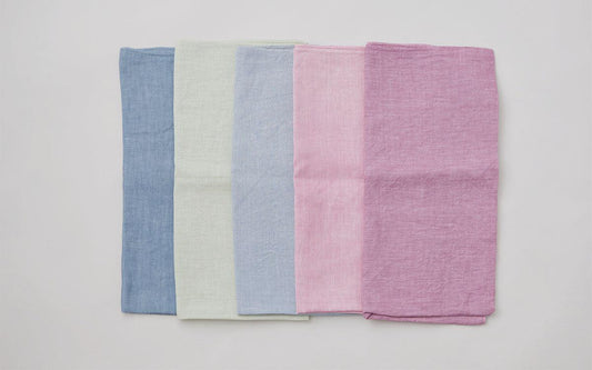 草木染めリネン風呂敷|全5色
