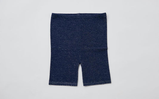 リネンウール腹巻きパンツ|Dネイビー