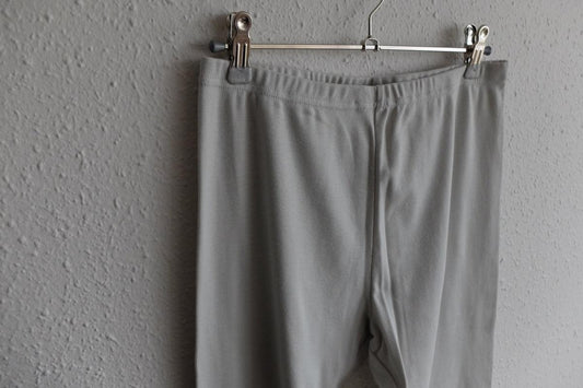 yohakuコットンレギンス|ライトグレー|ユニセックス