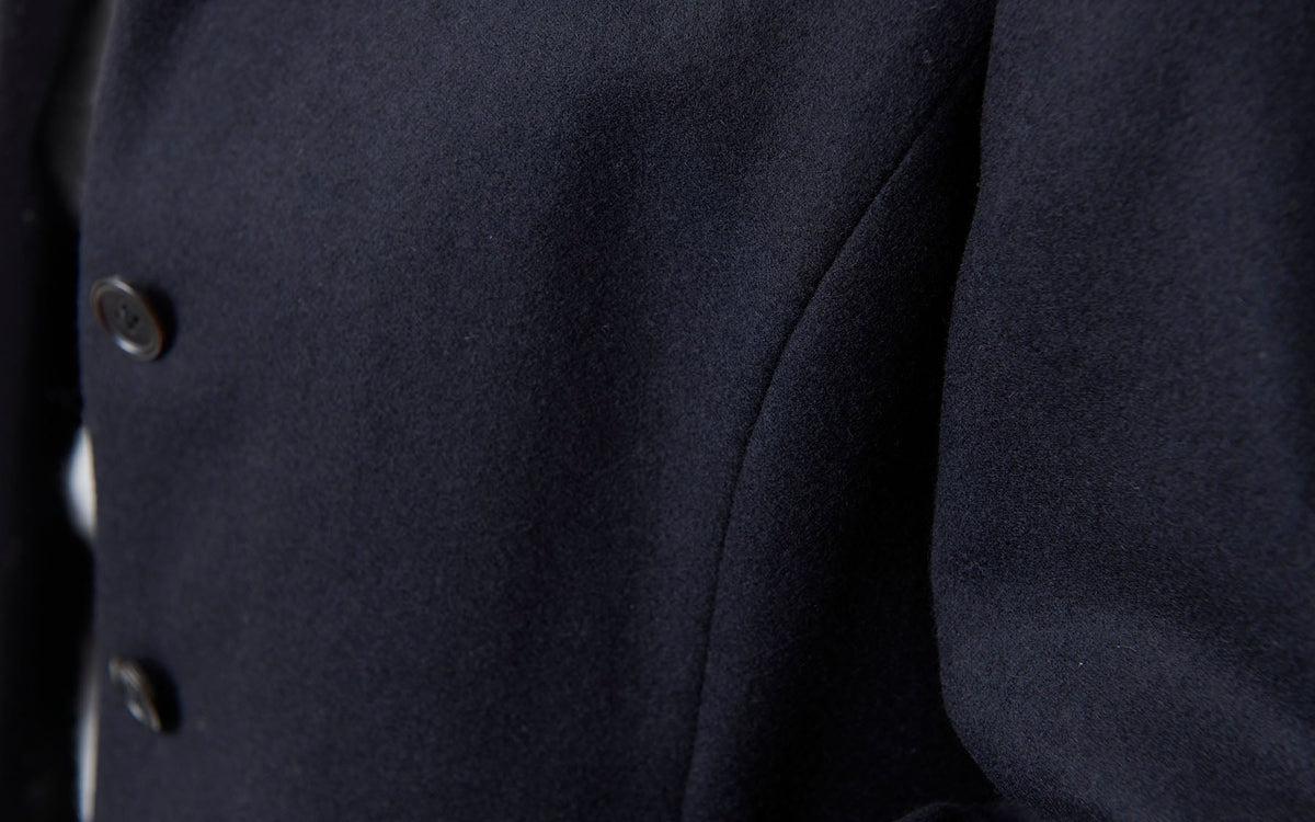 HANDROOM WOMEN'S タスマニアウール スタンドカラージャケット gray｜ladies｜2size