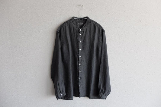 MITTAN / 大麻シャツ 炭 SH-132 / unisex