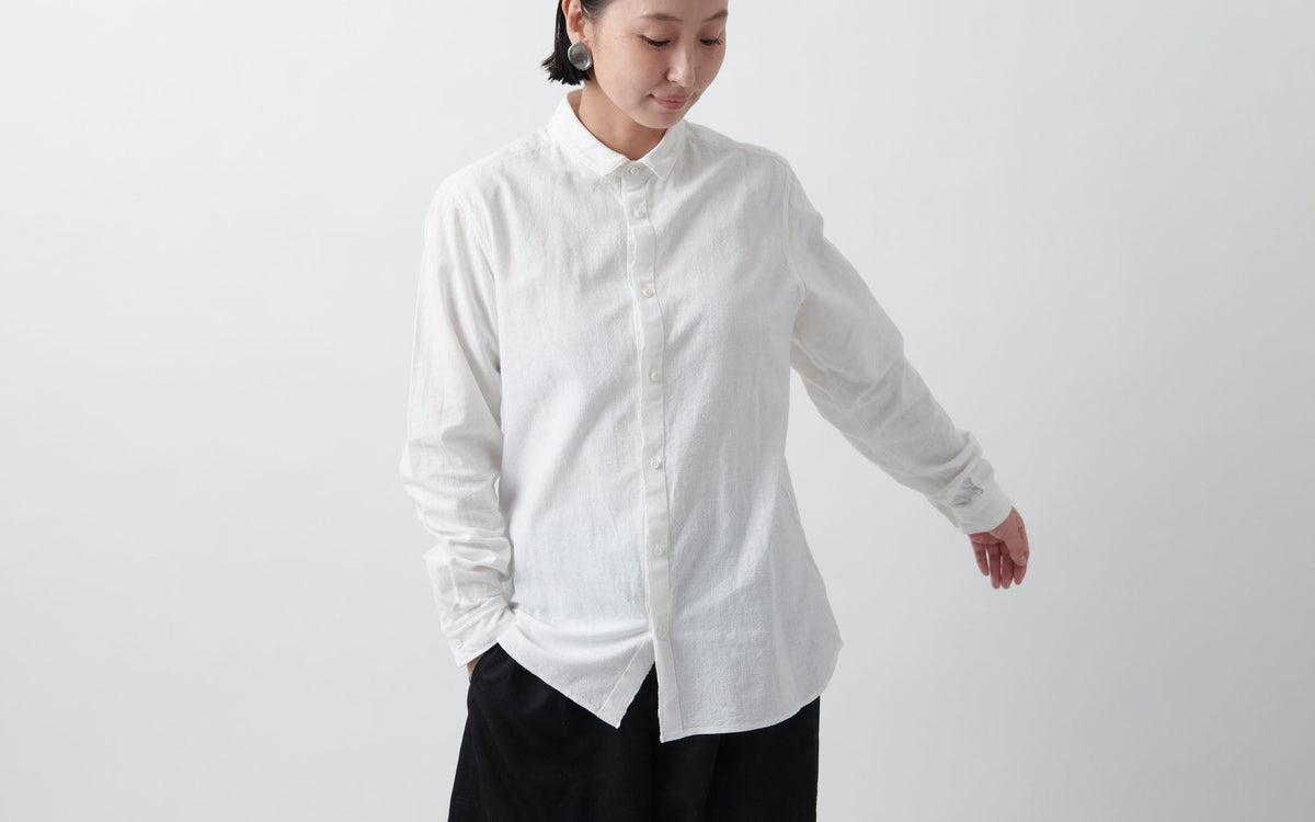 MITTAN / 岡崎木綿シャツ 白 SH-62 / unisex