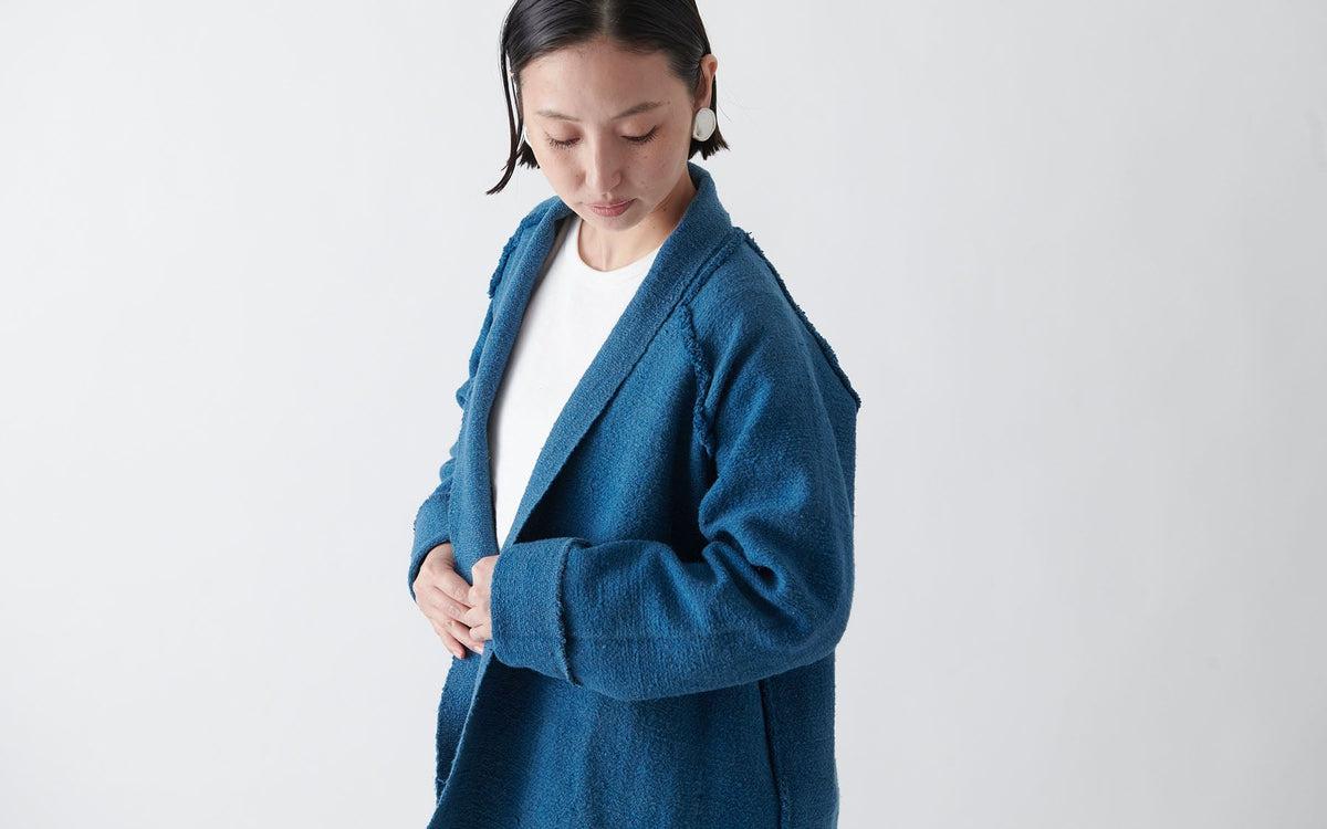 MITTAN / OCガラ紡ジャケット 藍×胡桃 JK-07C / unisex