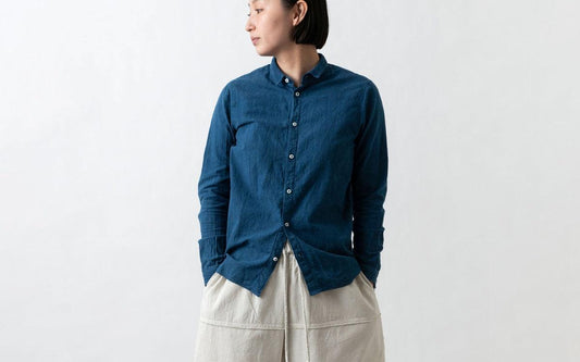 MITTAN / カディシャツ 藍(濃)(補強)SH-81DCH / unisex