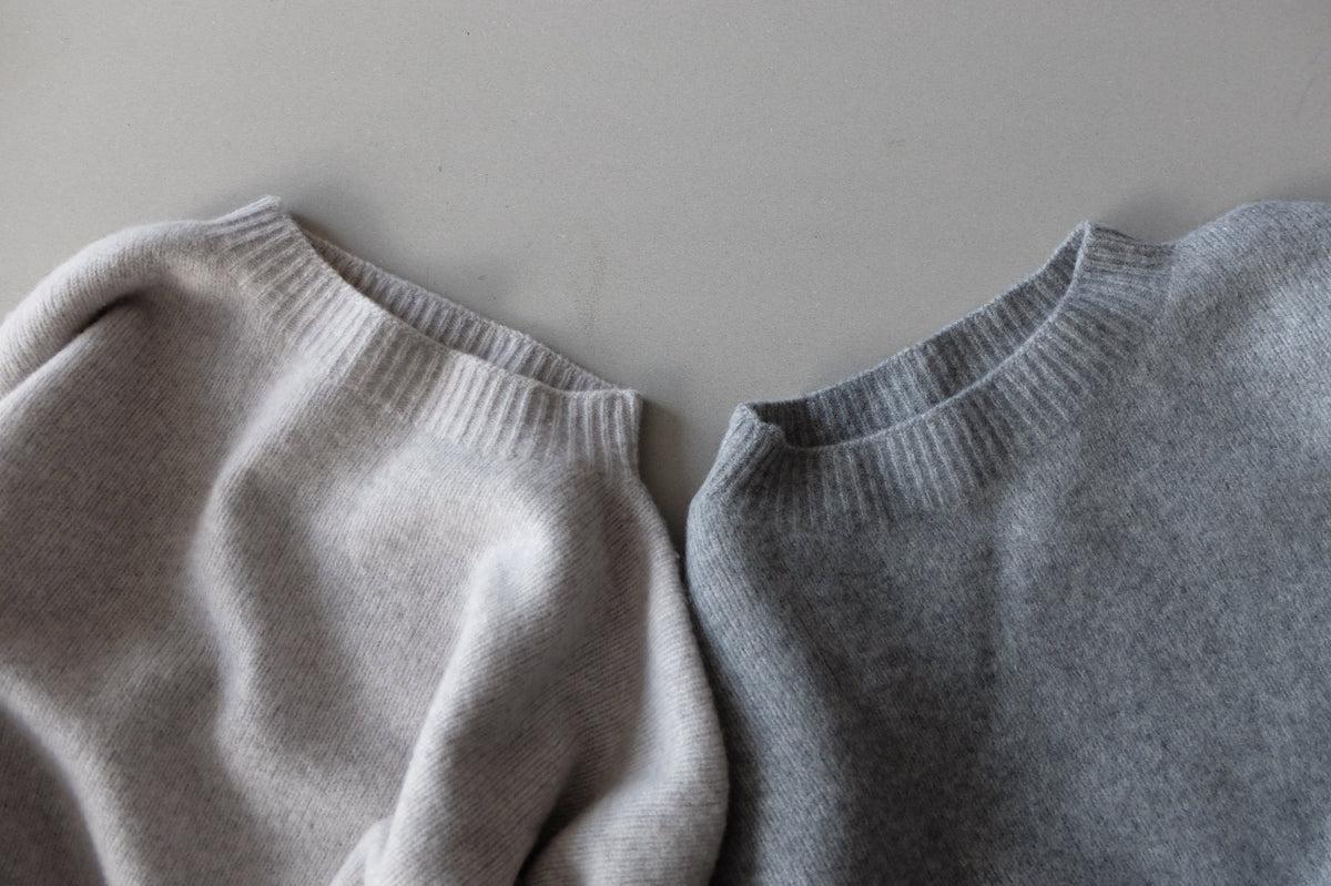 MITTAN / wool sweater Asagi KN-02 / unisex – PINT_MN