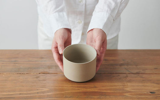 切立碗 白練 焼締め