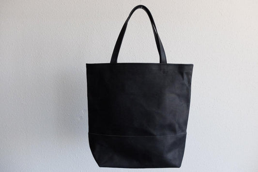 【受注製作】レザートートバッグ black <LL>