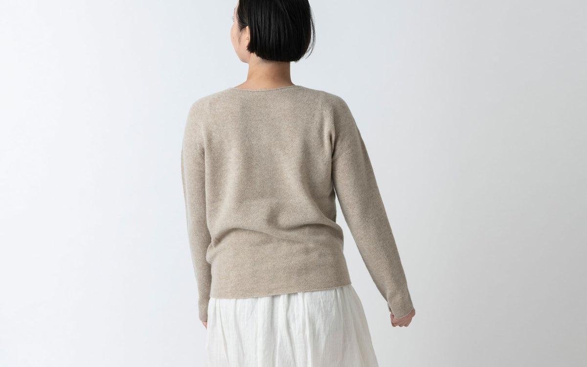 enrica cashmere knit｜camel