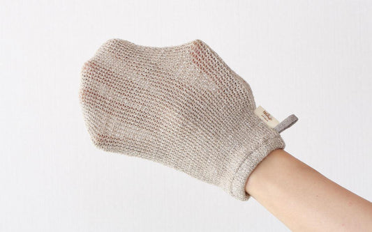 リネンニット バスミトン