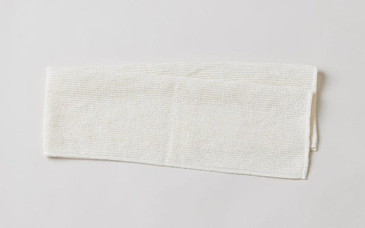 リネンニット メッシュタオル|ホワイト