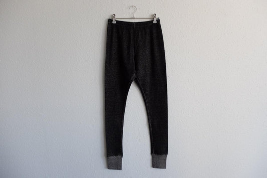 yohaku茶綿サーマルレギンス|ブラック|unisex 2 size